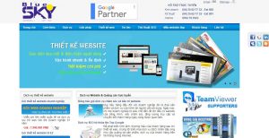 Công ty thiết kế website Bluesky tại Hà Nội