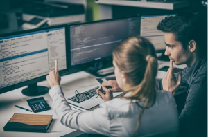 Làm việc theo nhóm.