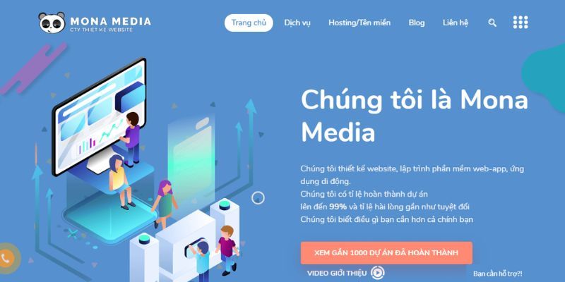 Mona Media - Công ty thiết kế website bất động sản chuẩn SEO hàng đầu